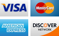 EAST Restaurant accepts VISA, MasterCard, American EXPRESS and DISCOVER